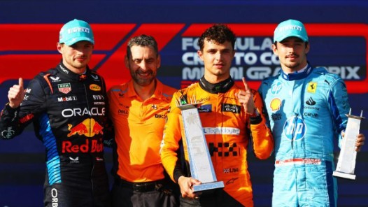 F1迈阿密大奖赛正赛：诺里斯收获职业生涯首冠